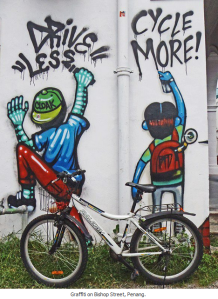 Penang bike graffiti