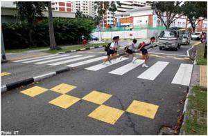 malaysia penang dangerous street crossing