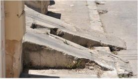 Malta  poor sidewalks